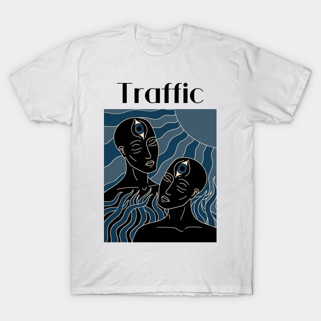 The Dark Sun Of Traffic T-Shirt by limatcin